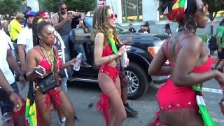 WEST INDIAN CARIBBEAN CARNIVAL BROOKLYN 2018 - CARIBBEAN ISLANDS GIRLS DANCE AT CARNIVAL