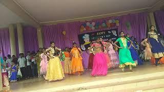 AMG School Bheemili Teachers day 2018 by Girls Dance