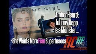 NEWS | Amber Heard wants more Wonder Women | Plus Johnny Depp Divorce.