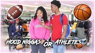 WHAT DOES GIRLS PREFER? HOOD NINJA/GUYS OR ATHLETES?? | Public Interview (Highschool Edition)