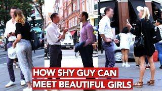 How shy guy can meet beautiful girls? Infield video
